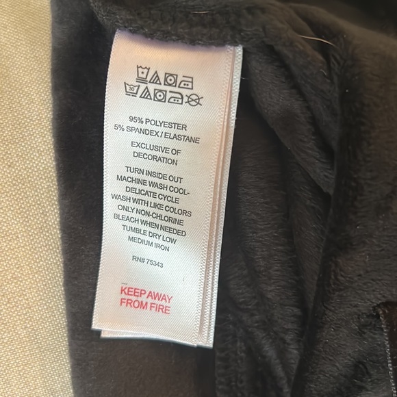 NEW House of Harlow 1960 Black Velvet Velour Jogger Sweat Pants - XL - Picture 11 of 14